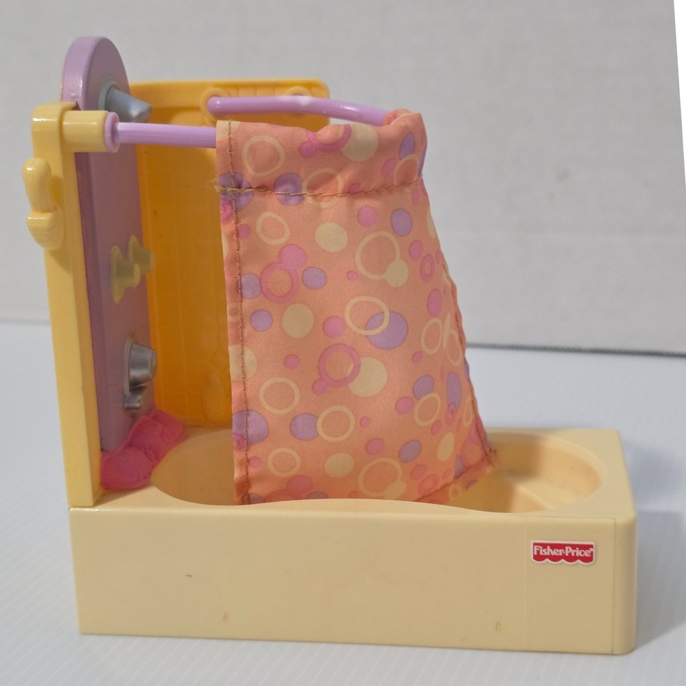 Fisher-Price Loving Family Bathtub Shower Toy Yellow Pink Fair J7491